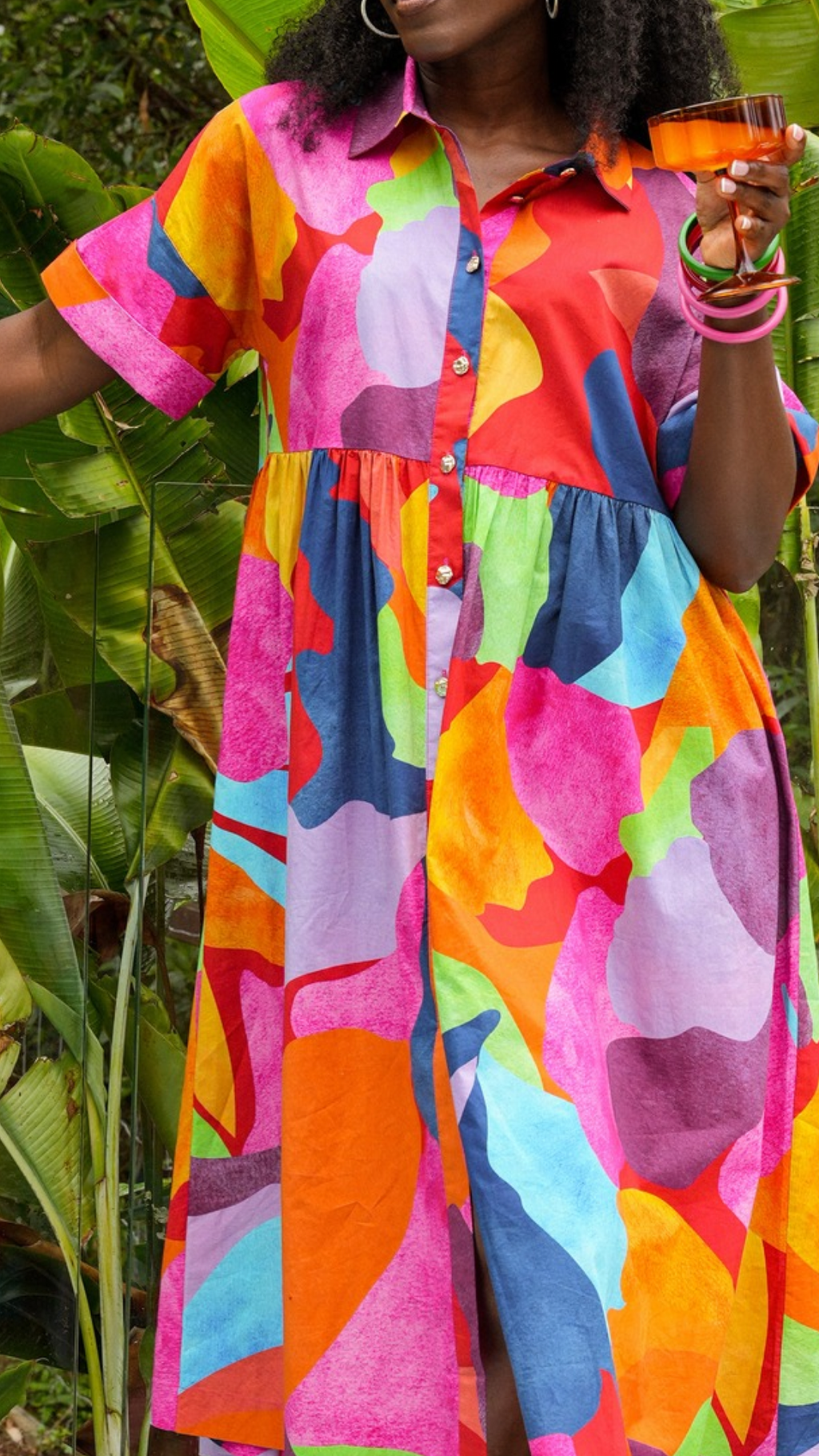 PREORDER - Colourful Camo Dress