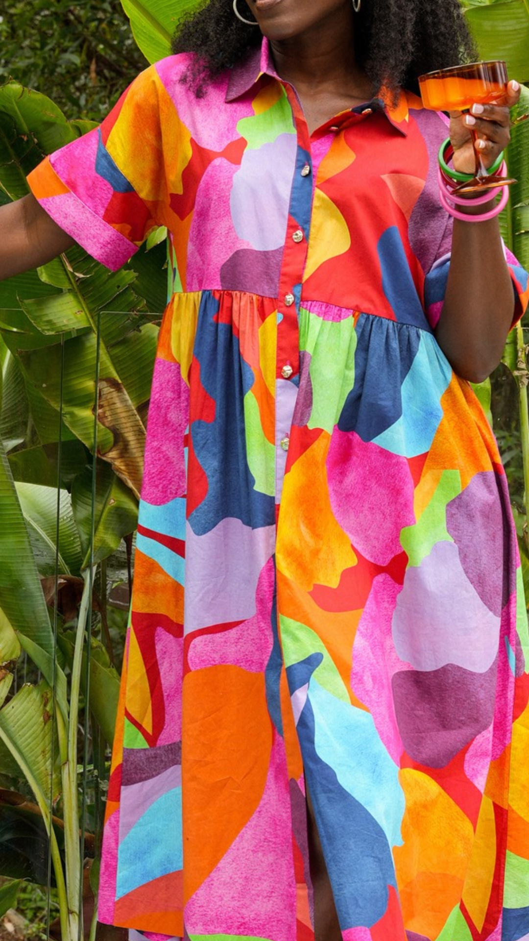 PREORDER - Colourful Camo Dress