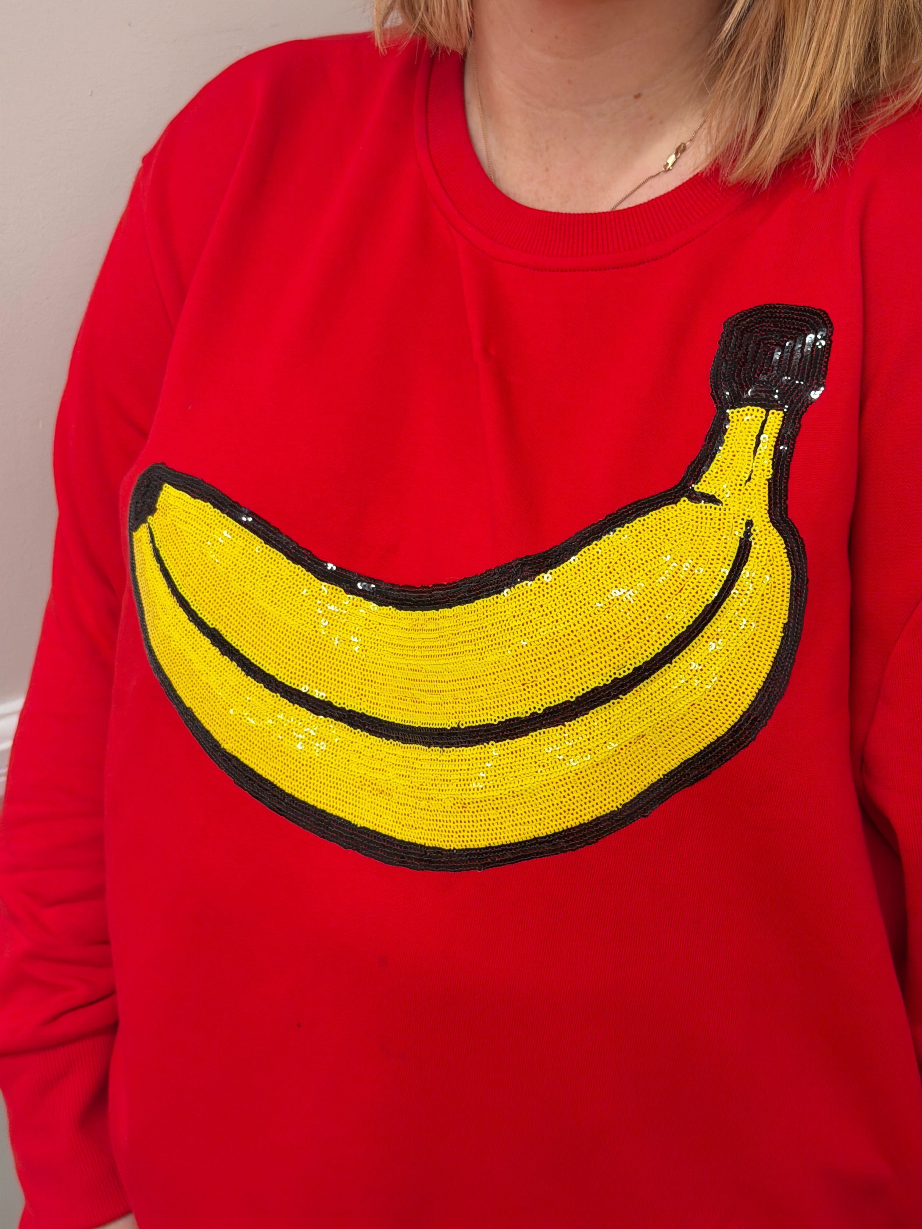 PRE-ORDER: Renee Jumper in Banana Sequins