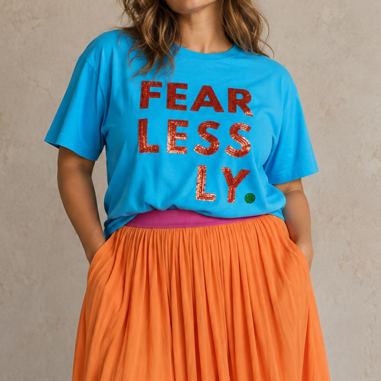 PREORDER - Fearlessly Sequin Tee