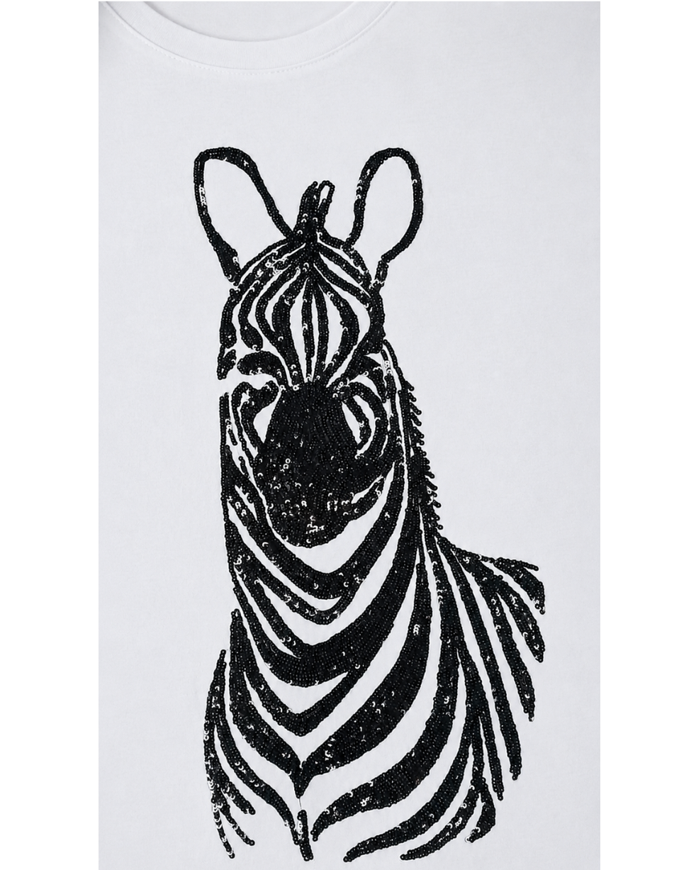 PRE-ORDER | Renee Tee in Zebra