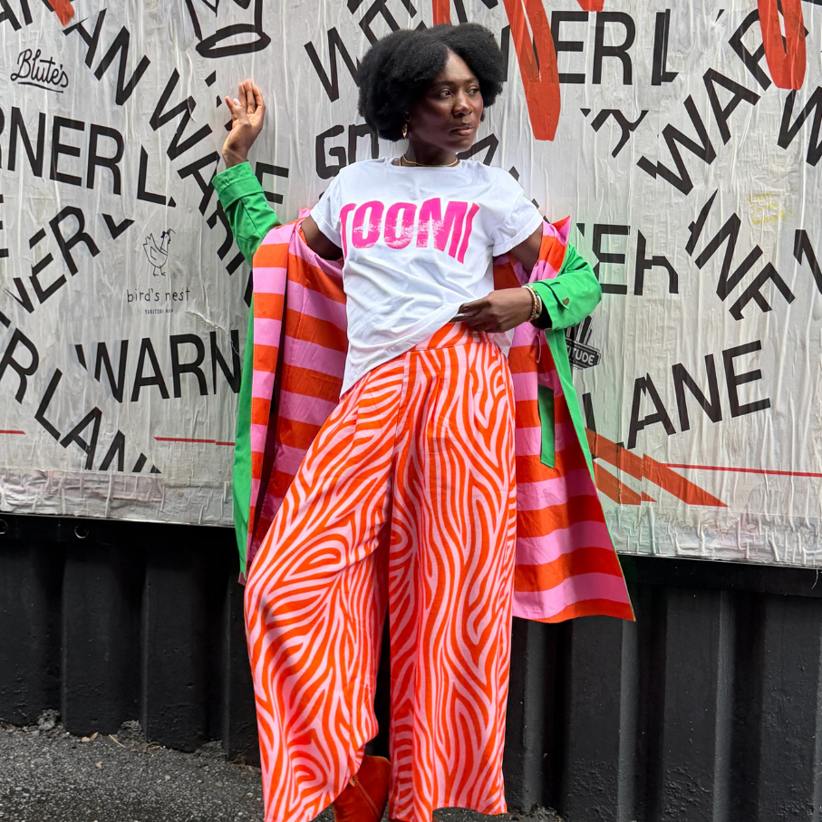 PRE-ORDER Jasmine Pant in Pink Zebra
