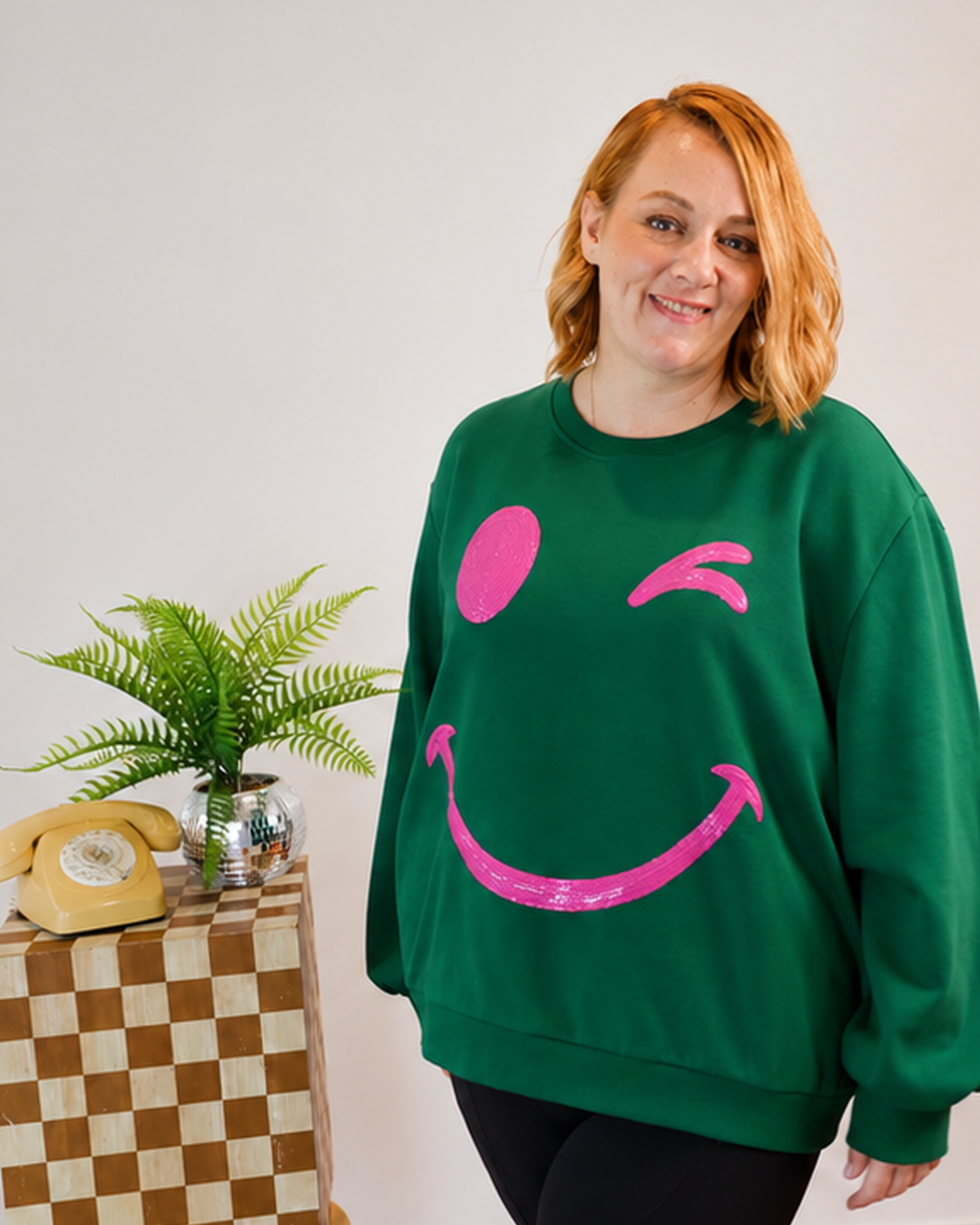PRE-ORDER: Bowie Jumper in Smiley
