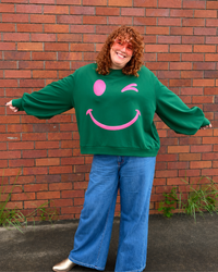 PRE-ORDER: Bowie Jumper in Smiley