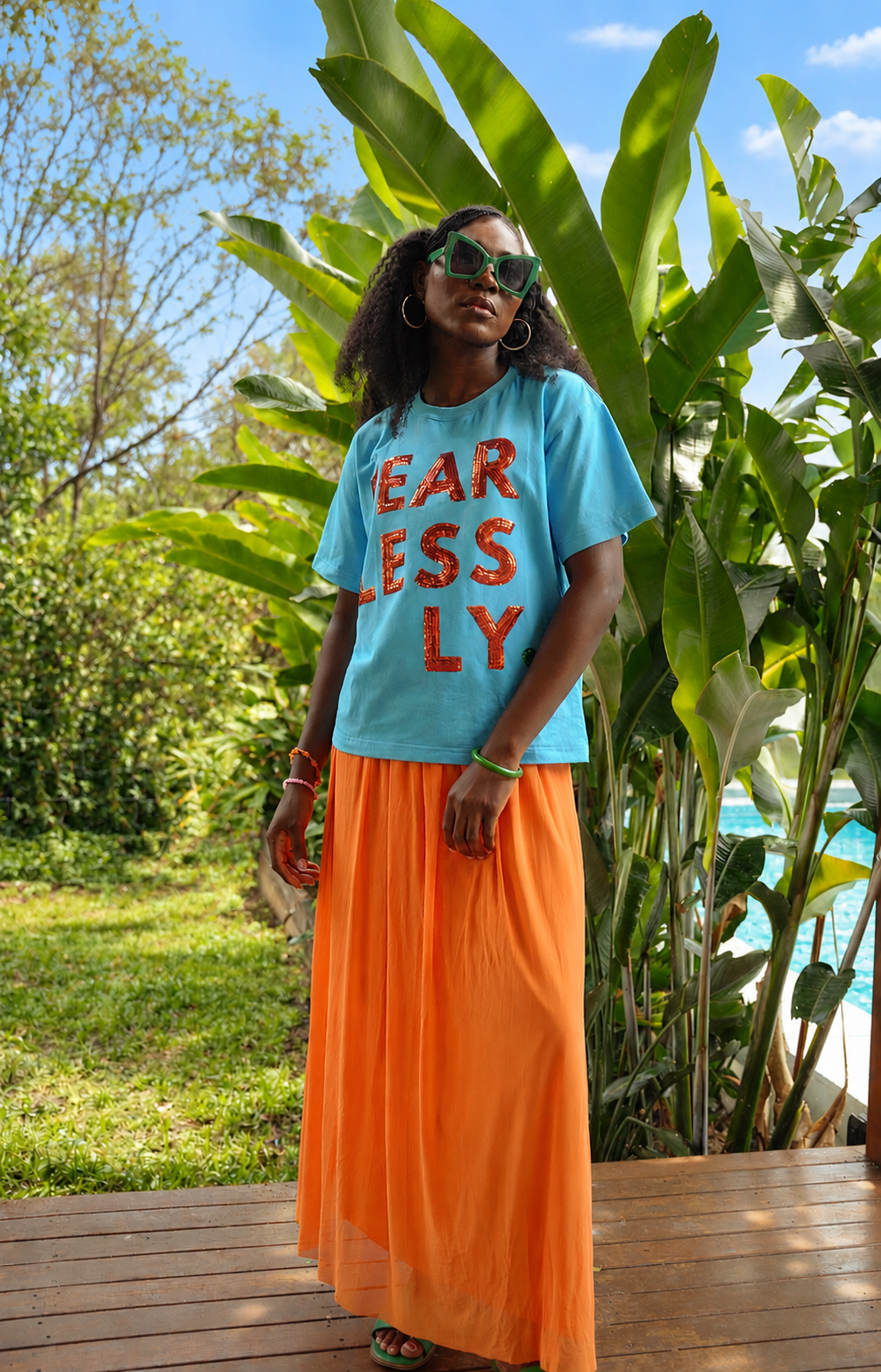 PREORDER - Fearlessly Sequin Tee