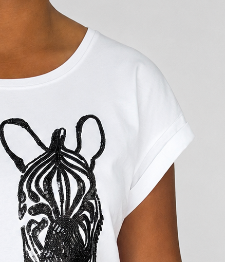 PRE-ORDER | Renee Tee in Zebra